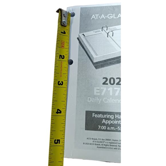 2026 AT-A-GLANCE Daily Desk Calendar Refill 3.5" x 6" Loose-Leaf E71750 Office - Picture 5 of 11